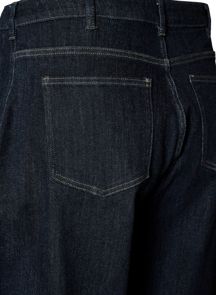 Barrel-Jeans mit hoher Taille, Blau, Packshot image number 3