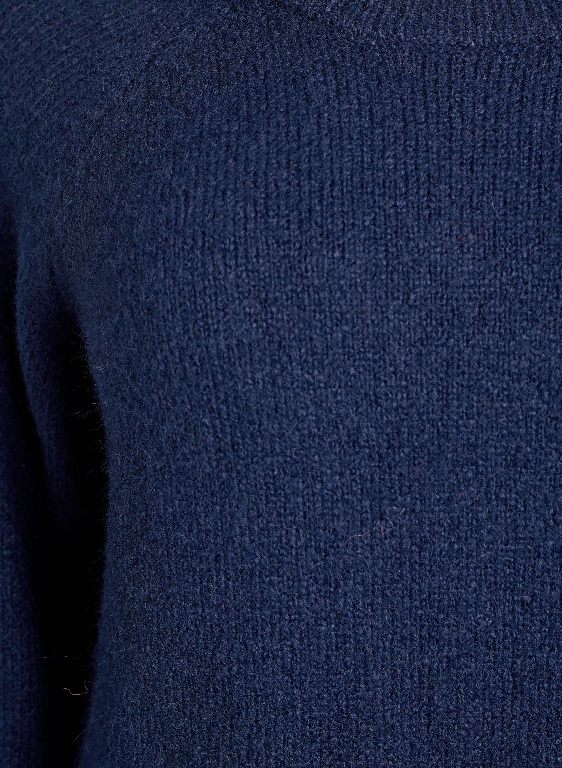 ZizziStrickbluse mit Raglan&auml;rmeln, Blau, Packshot image number 2