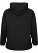 Sweatshirt mit Kapuze, Black, Packshot image number 1