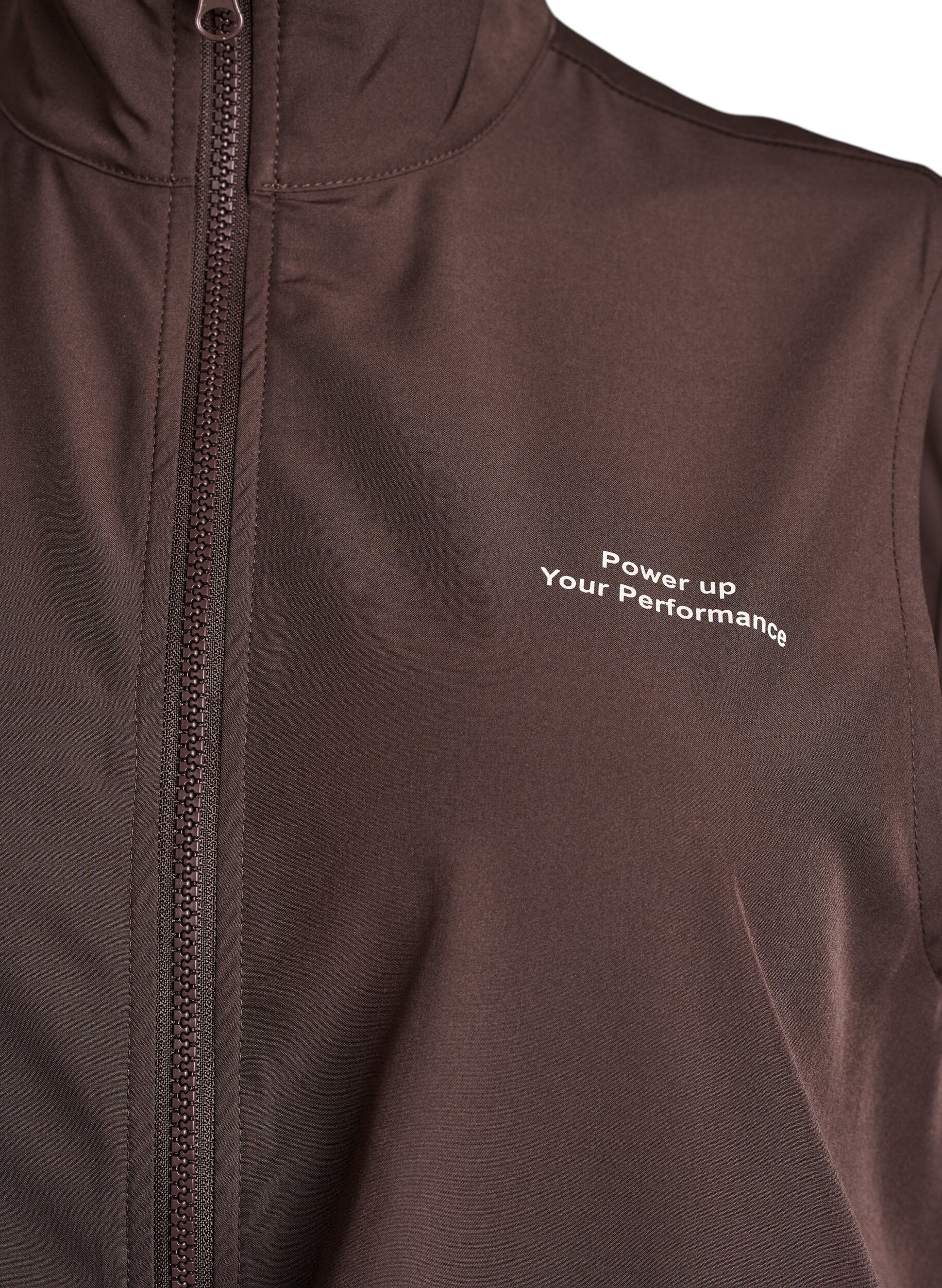 Zizzi&Auml;rmellose Weste mit Gummizug in der Taille, Braun, Packshot image number 2