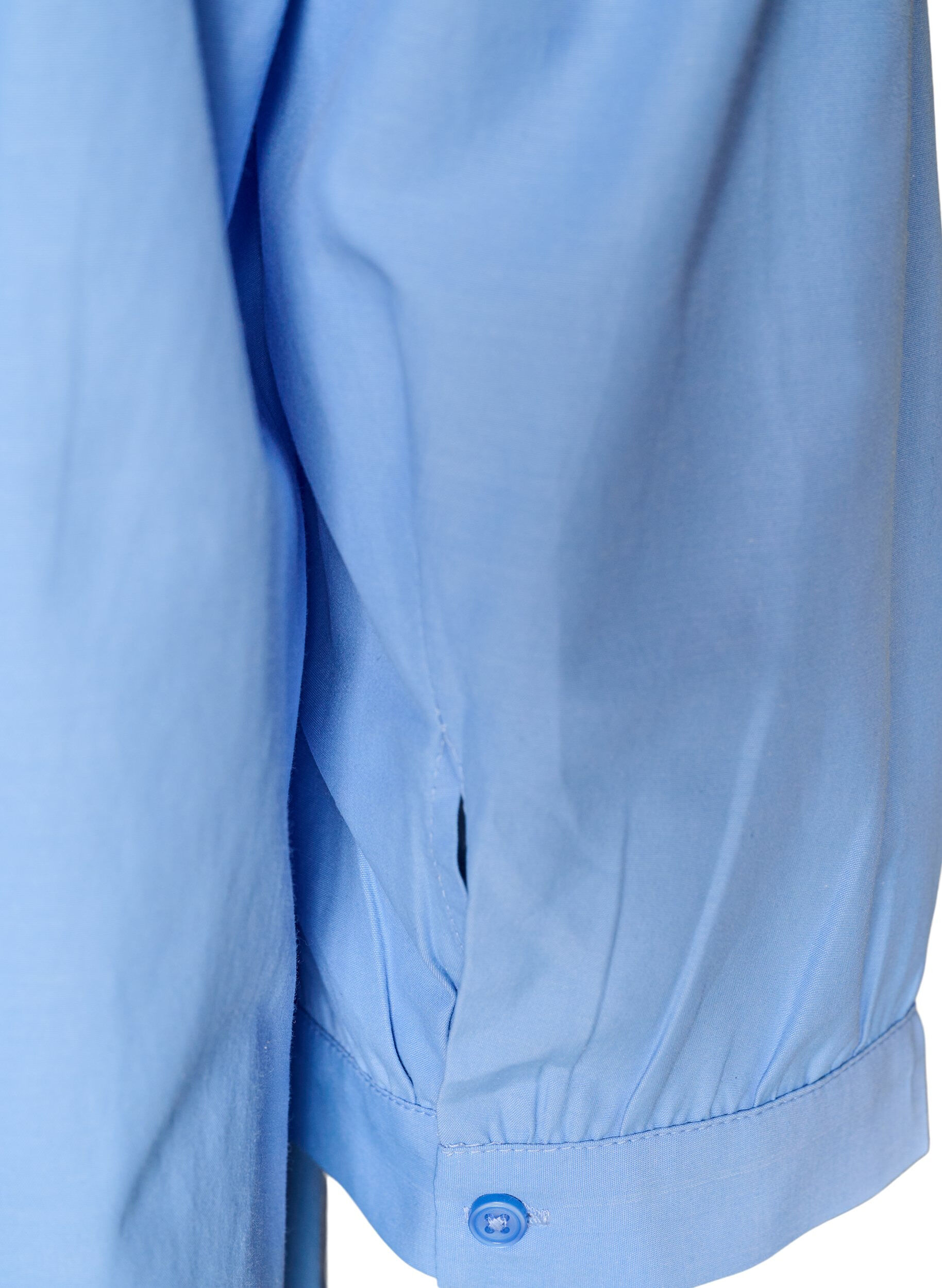 ZizziBluse mit Smock und 3/4-&Auml;rmeln, Blau, Packshot image number 3