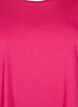 T-Shirt mit Glitzer und kurzen Puffärmeln, Pink, Packshot image number 2