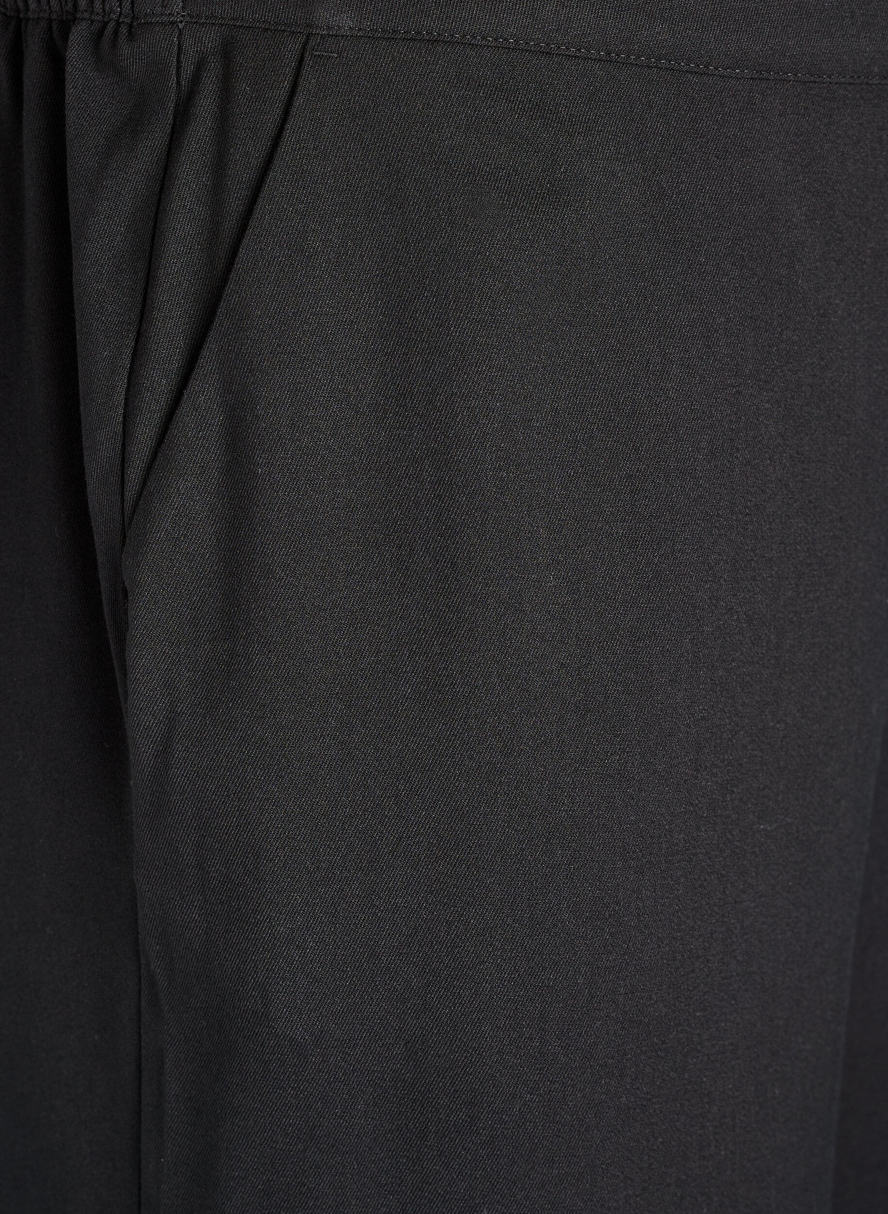 ZizziWeite Hose mit hoher Taille, Schwarz, Packshot image number 2