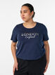 T-Shirt mit Print, Blau, Model image number 0