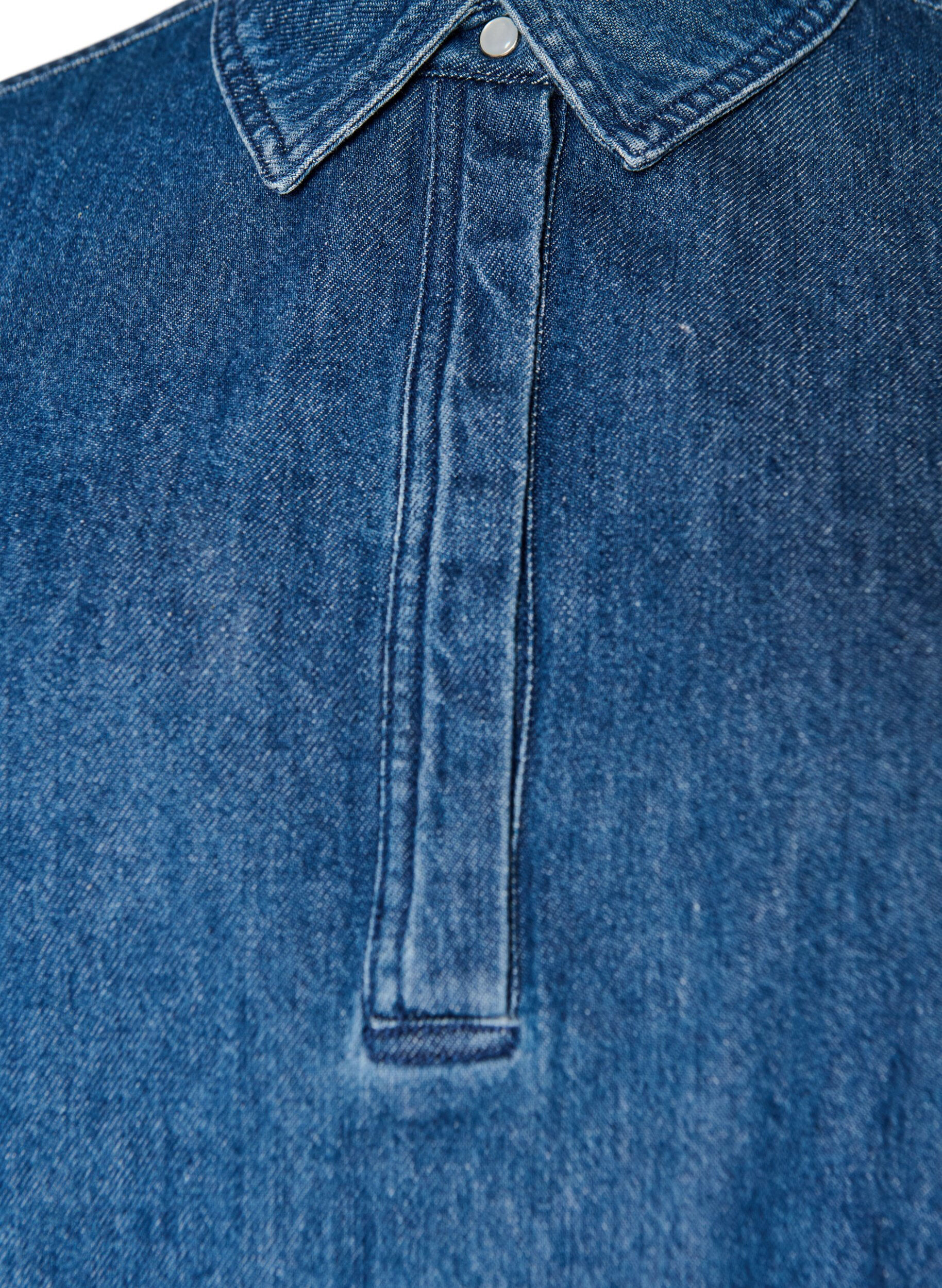 ZizziBluse aus Denim mit Balloon-Fit, Blau, Packshot image number 2
