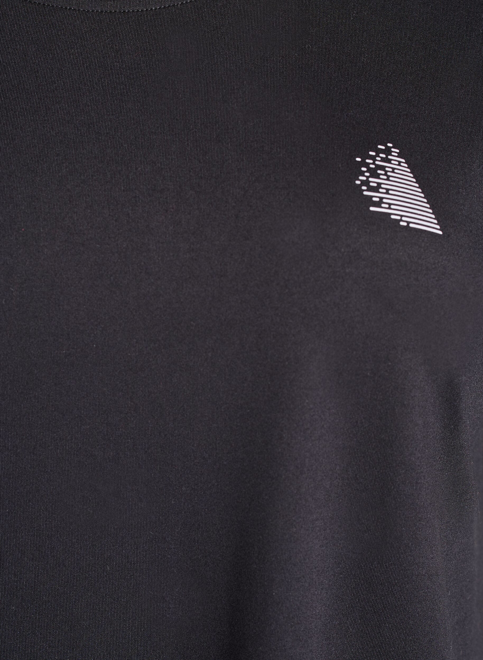 ZizziEinfarbiges Trainings-T-Shirt, Schwarz, Packshot image number 2