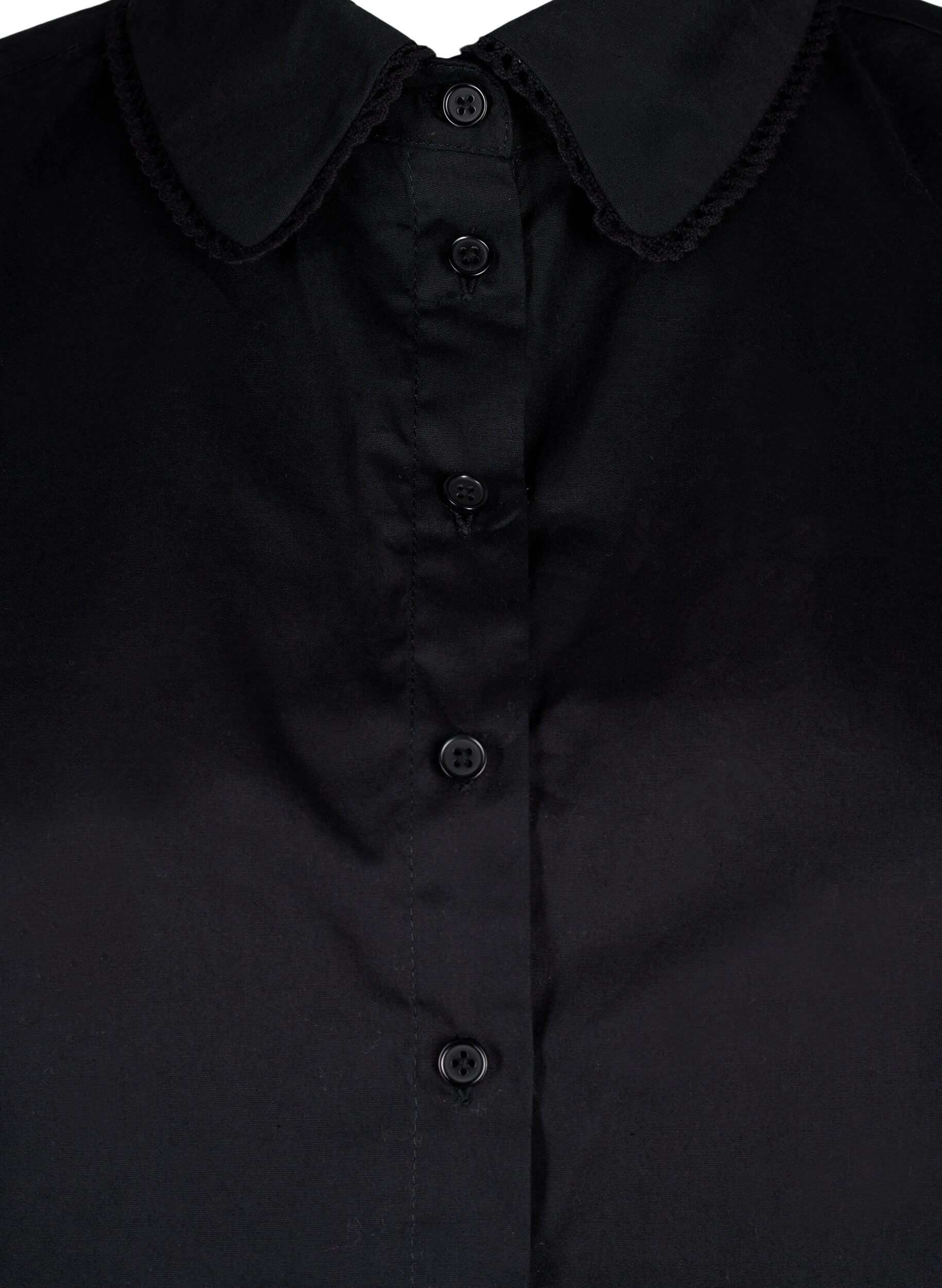 ZizziKragen mit Spitzenband, Black, Packshot image number 2