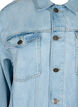 Locker sitzende Jeansjacke mit Abnutzungsdetails, Light blue denim, Packshot image number 2