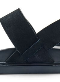 Wide Fit Sandalen aus Wildleder, Black, Model