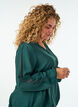 Bluse mit Balloneffekt und Chiffondetails, Gr&uuml;n, Model image number 3