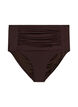 Bikini-Unterteil mit hoher Taille, Braun, Packshot image number 0