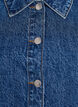 Kurz&auml;rmelige Jeansjacke mit Kn&ouml;pfen, Blau, Packshot image number 2