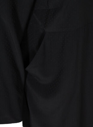 Langarm Tunika mit Reißverschluss, Black, Packshot image number 3