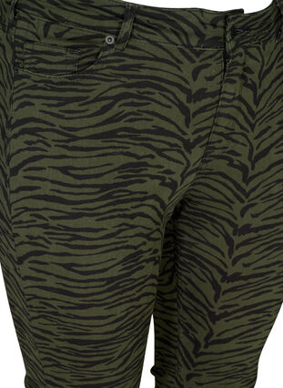 Amy Jeans mit Print, Green Zebra, Packshot image number 2