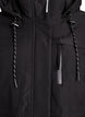 Wasserabweisender Parka mit Kapuze und funktionellen Details, Schwarz, Packshot image number 2
