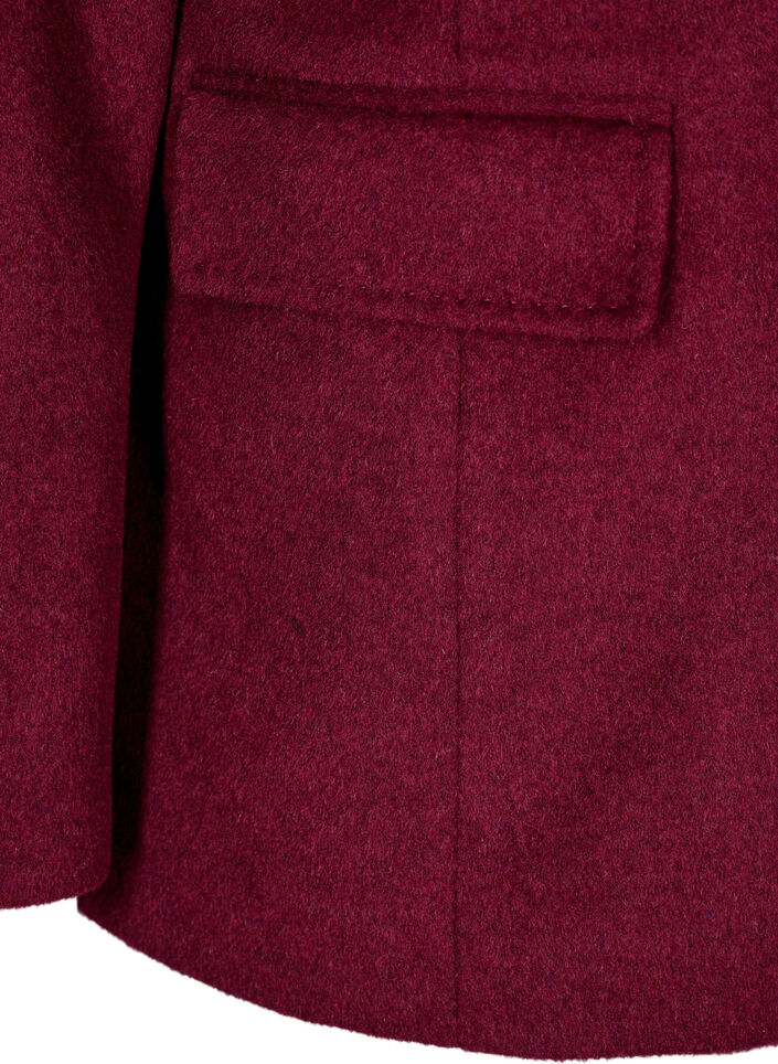 Blazer mit zweireihiger Knopfleiste und klassischen Revers, Rot, Packshot image number 3