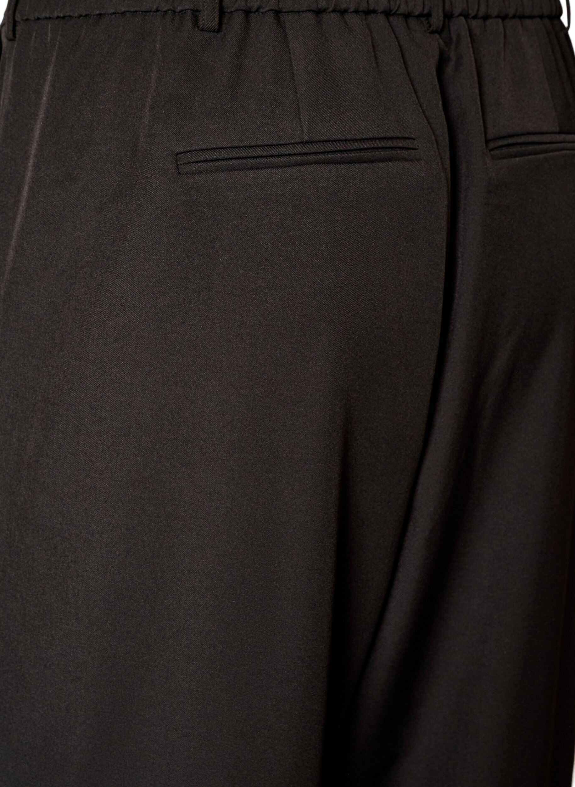 ZizziHose in Barrel-Passform mit hoher Taille, Schwarz, Packshot image number 3