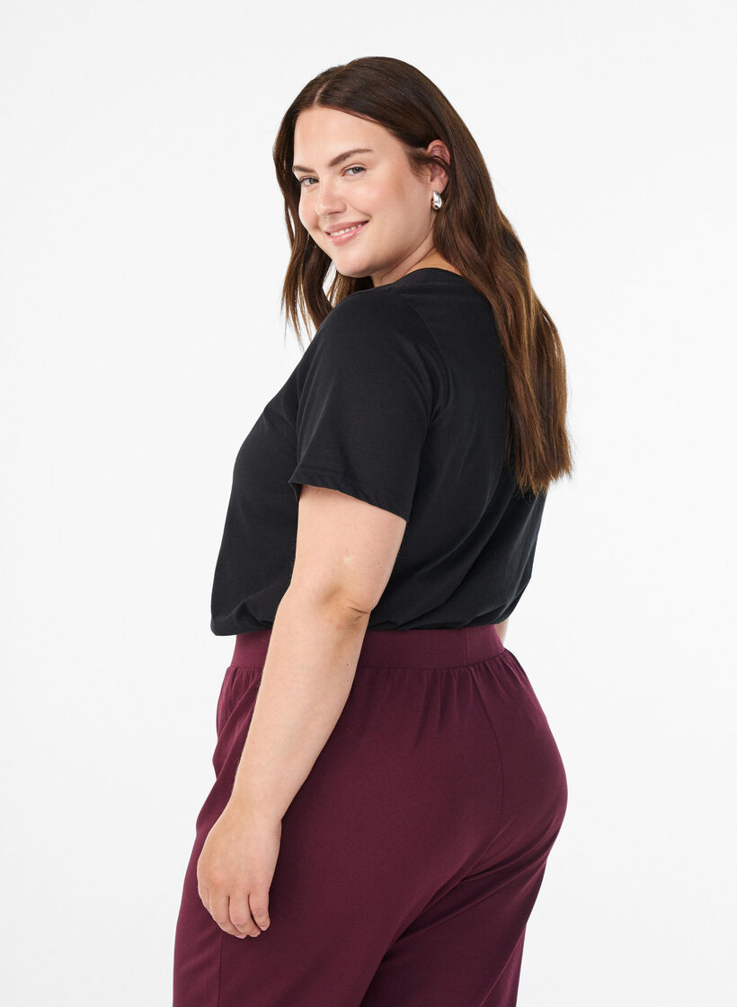 FLASH - T-Shirt mit Print, Schwarz, Model image number 2