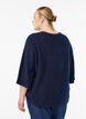 Ripppullover mit 3/4-&Auml;rmeln, Blau, Model image number 2