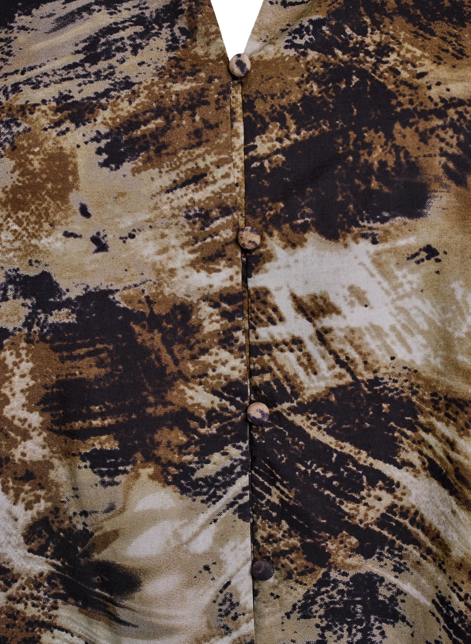 ZizziBluse mit Print und Kn&ouml;pfen, Gr&uuml;n, Packshot image number 2