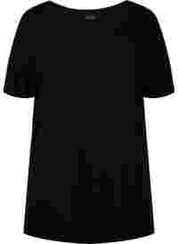 Trainings-T-Shirt aus Viskose mit Rundhalsausschnitt