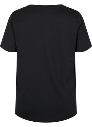 Baumwoll-T-Shirt mit Aufdruck, Black Brooklyn, Packshot image number 1