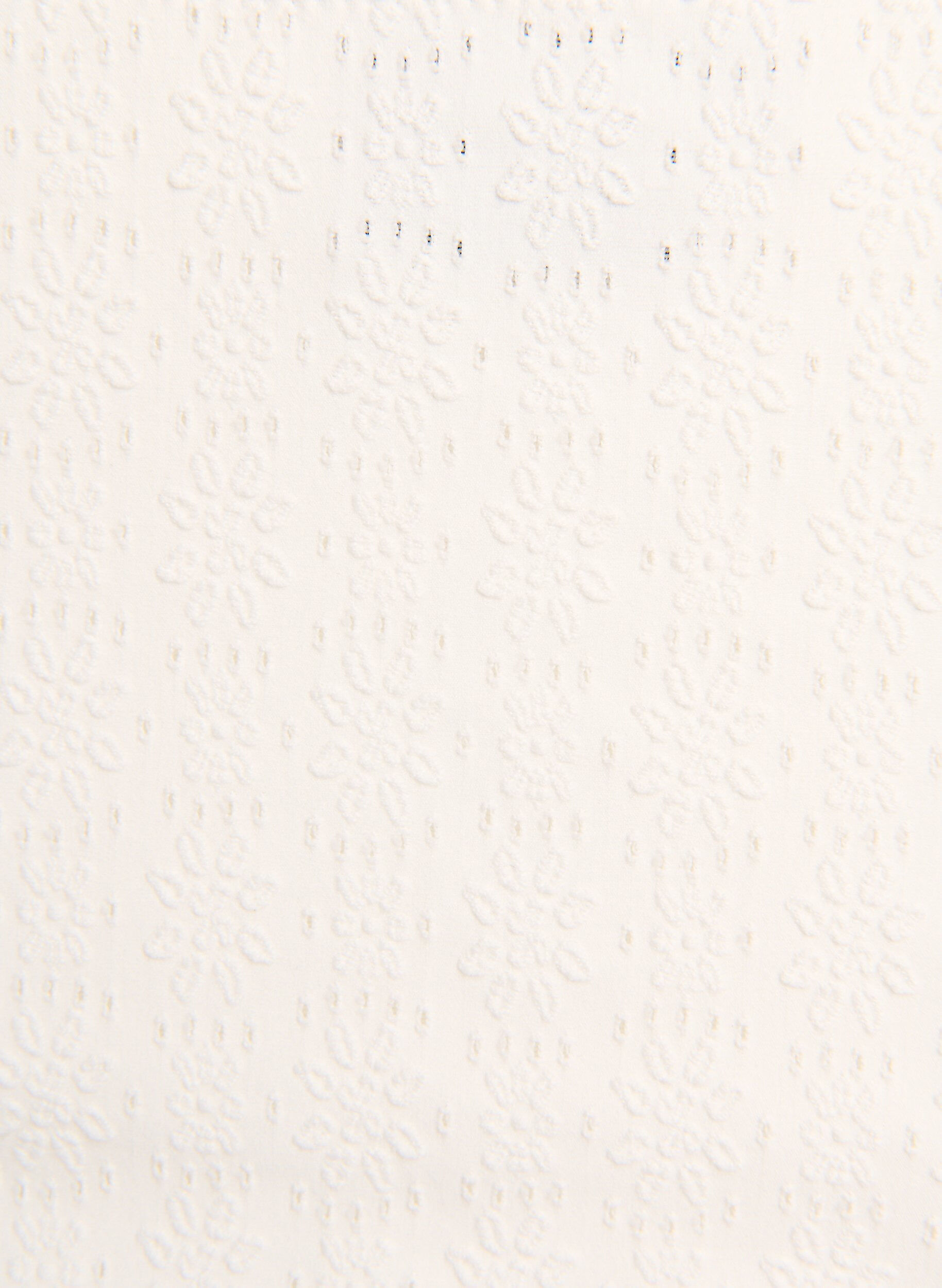 ZizziBikinihose mit Strukturmuster und normaler Taillenh&ouml;he, Wei&szlig;, Packshot image number 2