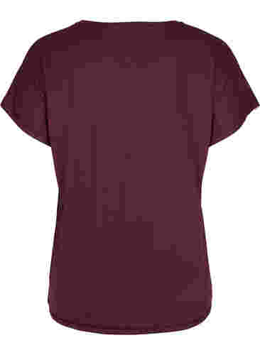 Einfarbiges Trainings-T-Shirt, Sassafras, Packshot image number 1