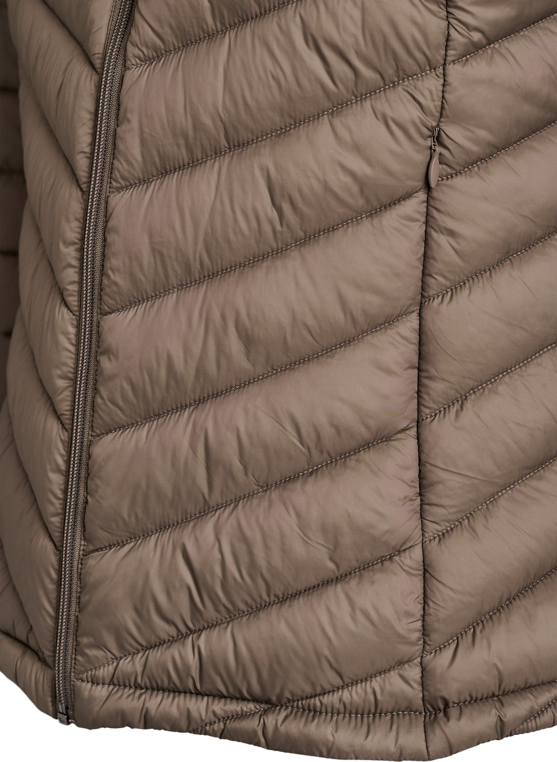 ZizziLeichte Jacke mit Taschen, Braun, Packshot image number 3