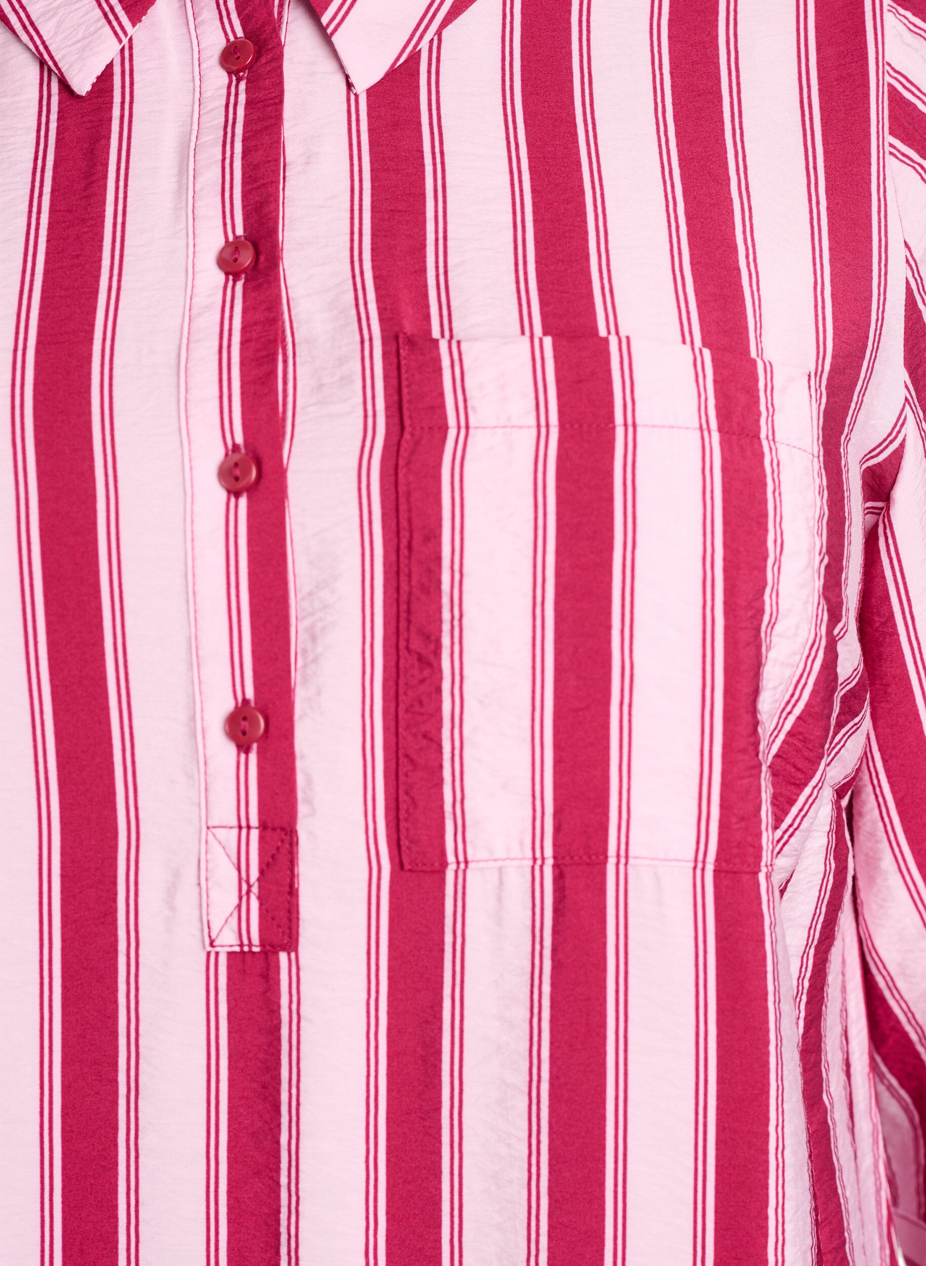 ZizziKleid mit Kragen und Brusttasche, Pink, Packshot image number 2