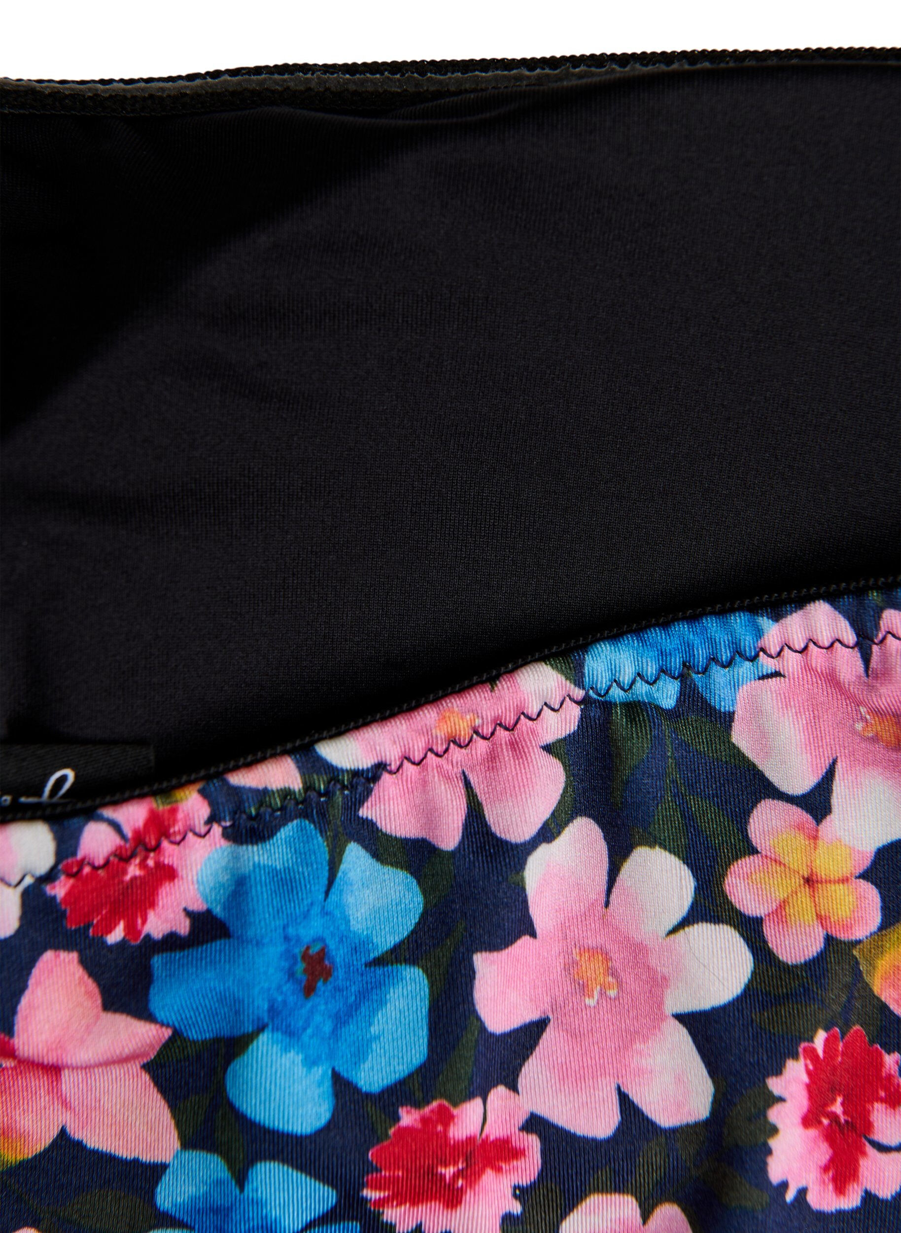 ZizziGebl&uuml;mtes Bandeau-Bikinioberteil, Rot, Packshot image number 3