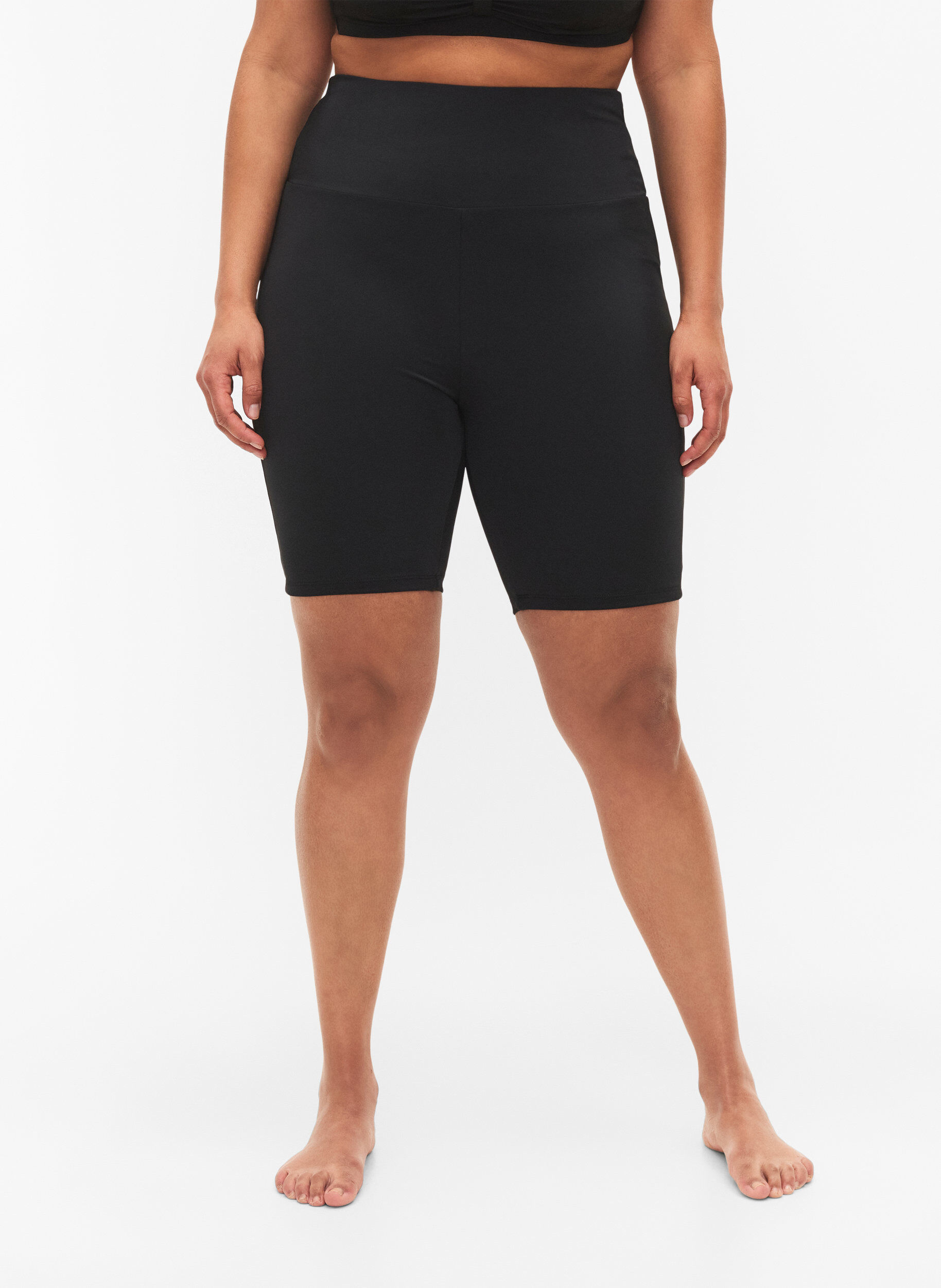 ZizziLange Badeshorts, Schwarz, Model image number 3