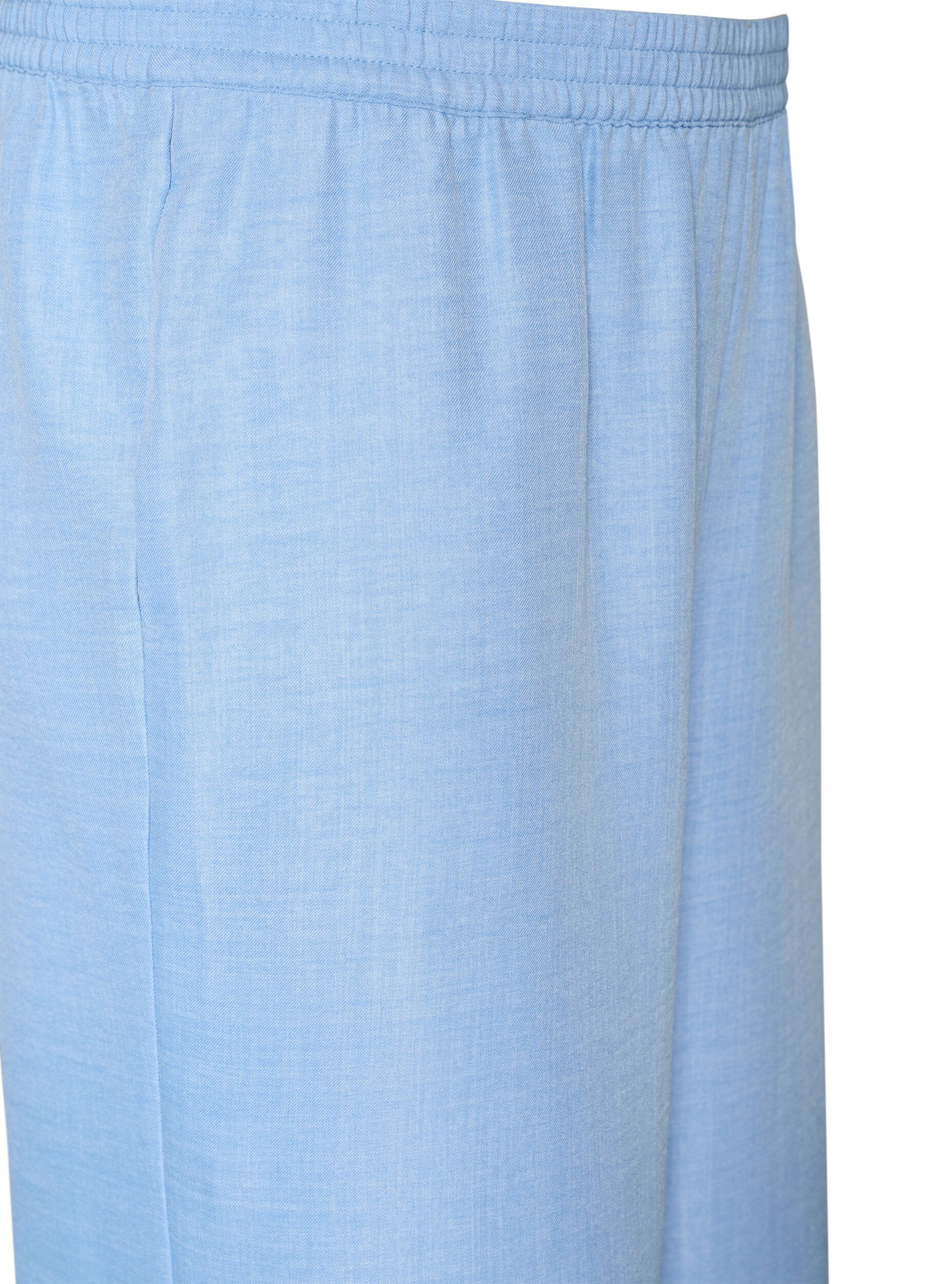 ZizziLockere Hose mit elastischem Bund und Taschen, Blau, Packshot image number 2