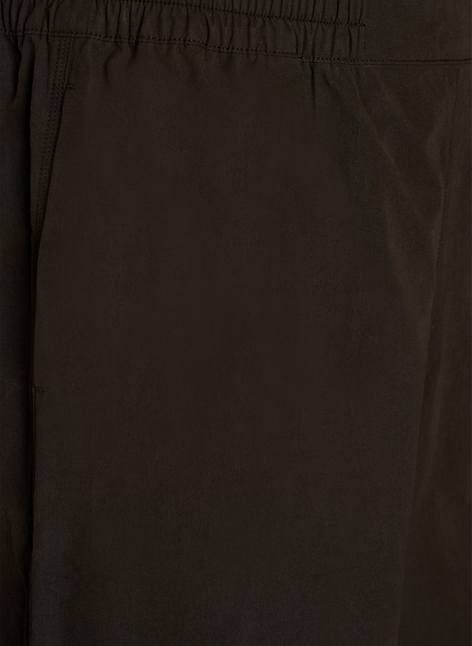 ZizziHoch taillierte Ballonhose aus Baumwolle, Braun, Packshot image number 2