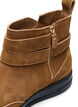 Kurzer, weit geschnittener Stiefel aus Wildleder, Tobacco Brown, Packshot image number 4