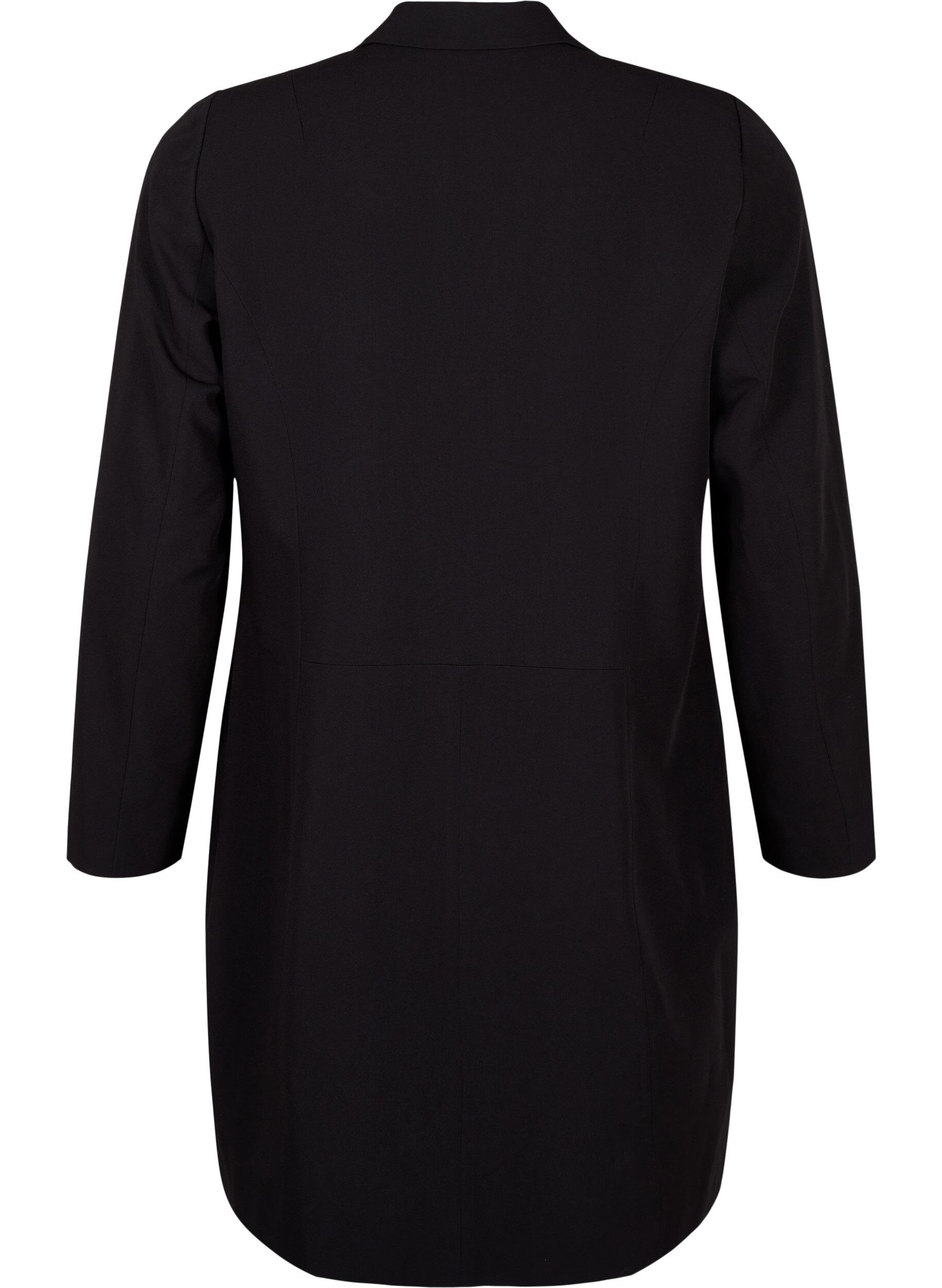 ZizziKlassischer langer Blazer, Black, Packshot image number 1