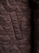 Leicht wattierte Jacke mit dekorativer Steppung, Braun, Packshot image number 3