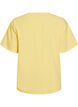 T-Shirt aus Bio-Baumwolle mit kleinem Frontmotiv, Gelb, Packshot image number 1