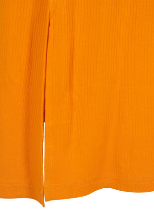 Ärmelloses geripptes Kleid aus Viskose, Exuberance, Packshot image number 3