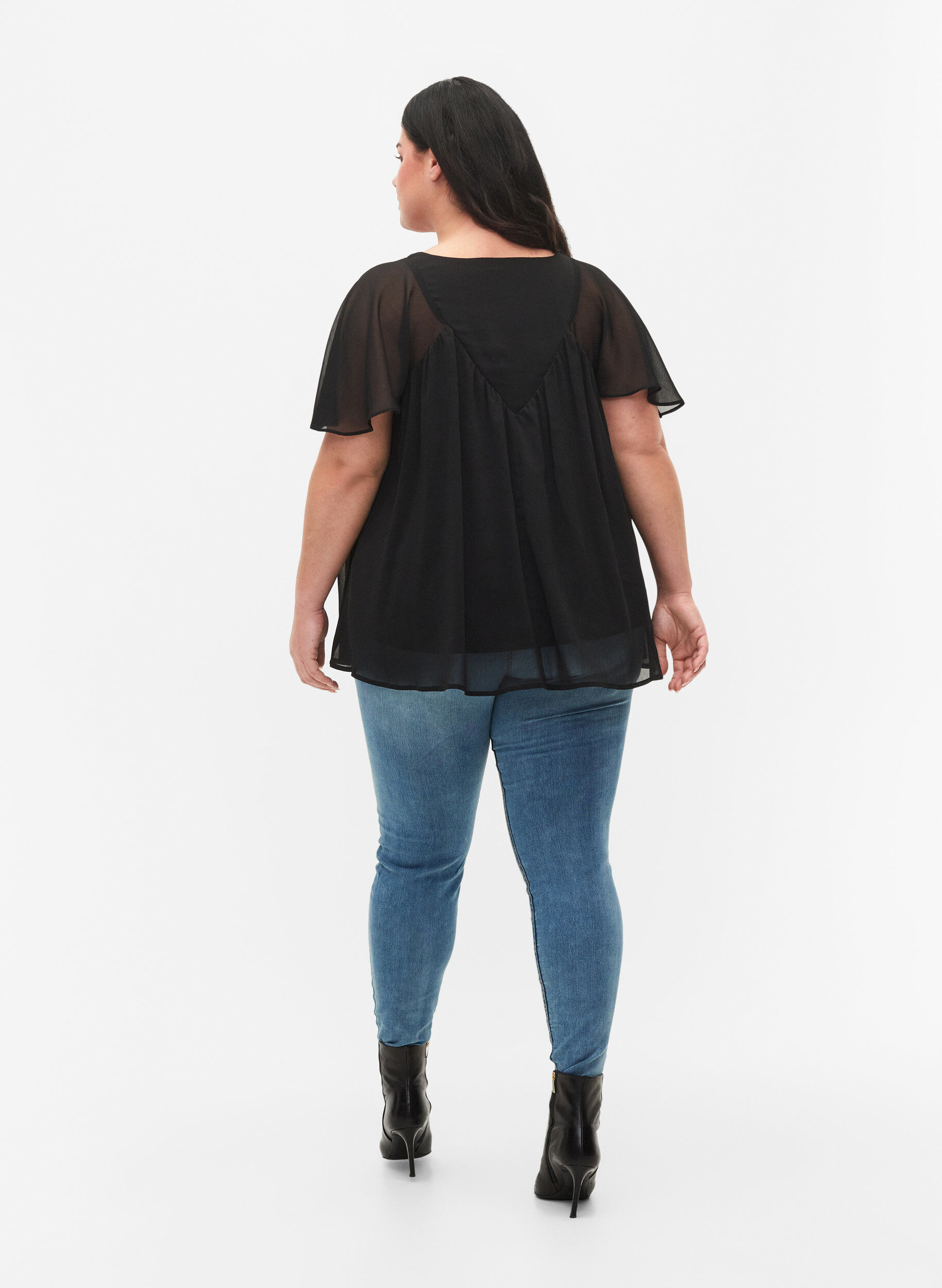 ZizziJeggings mit Rissen, Blue denim, Model image number 1