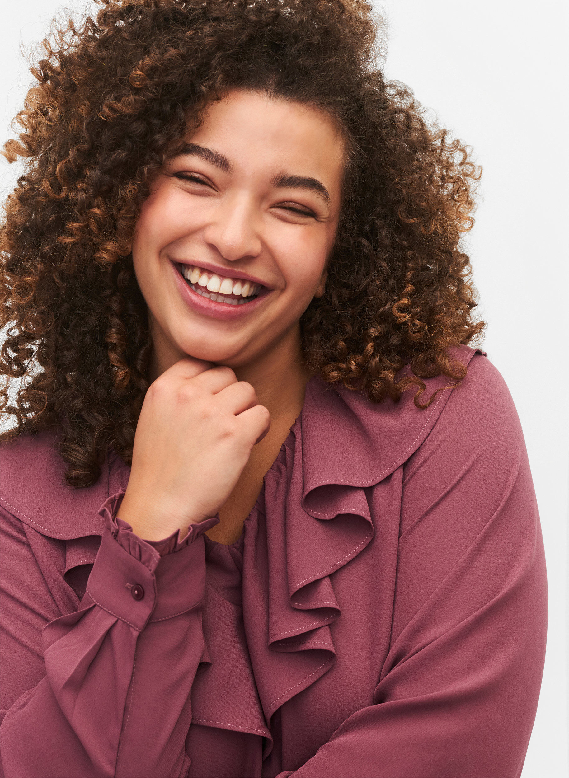 ZizziLang&auml;rmelige R&uuml;schenbluse, Renaissance Rose, Model image number 2