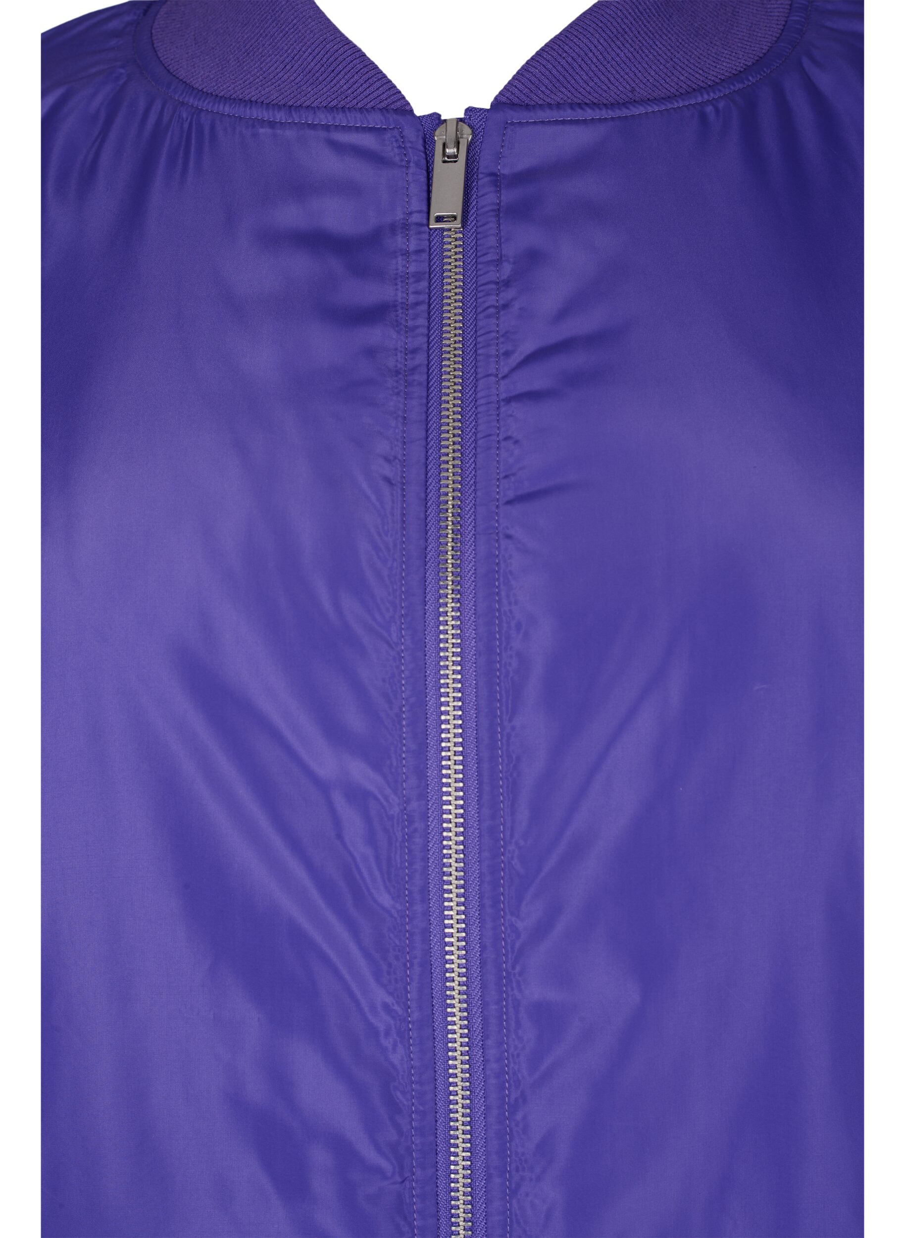 ZizziBomberjacke mit Rei&szlig;verschluss, Purple Opulence, Packshot image number 2