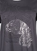 Baumwoll-T-Shirt mit Druck, Asphalt w. Tiger, Packshot image number 2