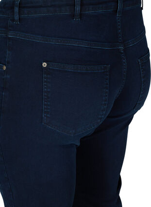 Extra slim Sanna Jeans mit regulärer Taille, Dark blue, Packshot image number 3