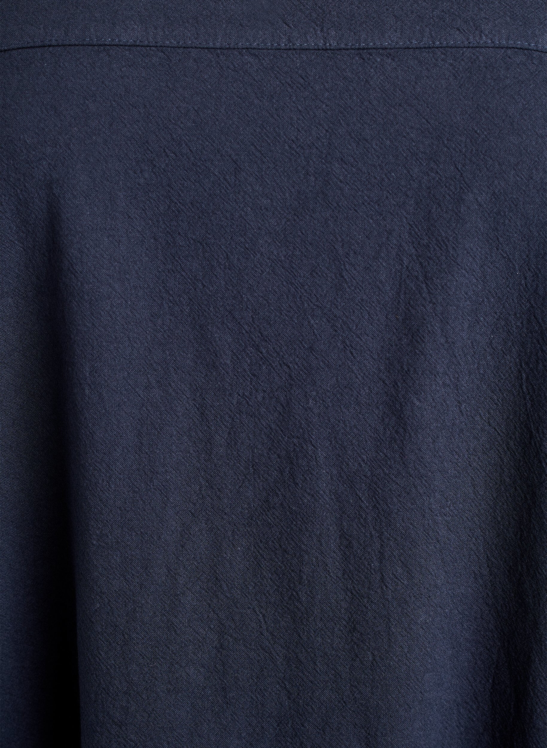 ZizziKurzarm Kleid aus Baumwolle, Blau, Packshot image number 2