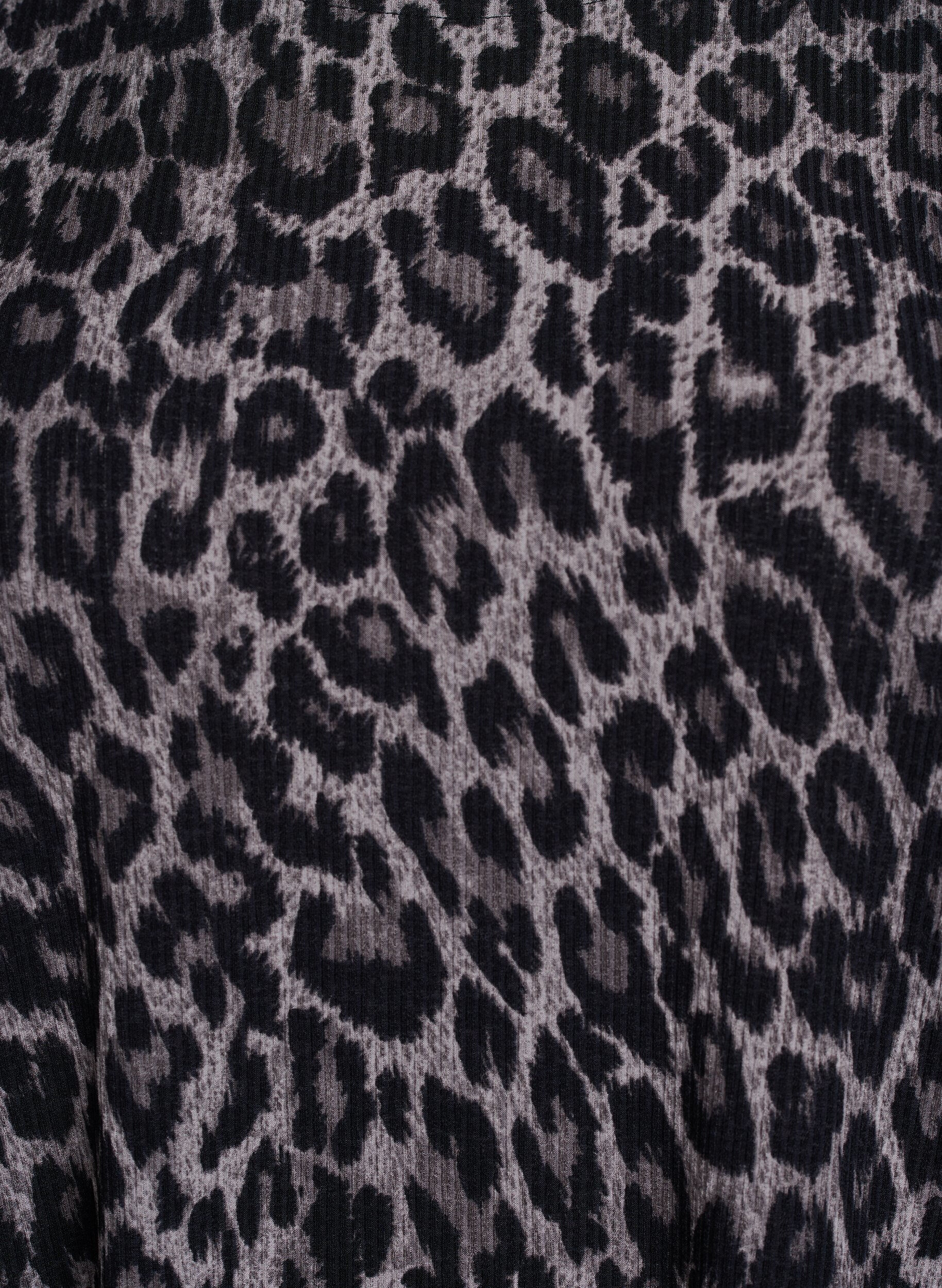 ZizziBluse mit langen &Auml;rmeln und Leopardenmuster, Grau, Packshot image number 2