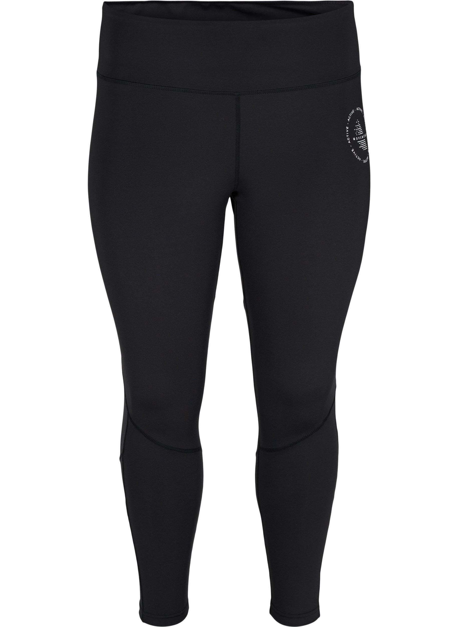 ZizziUnifarbene Fitness-Leggings, Black, Packshot image number 0
