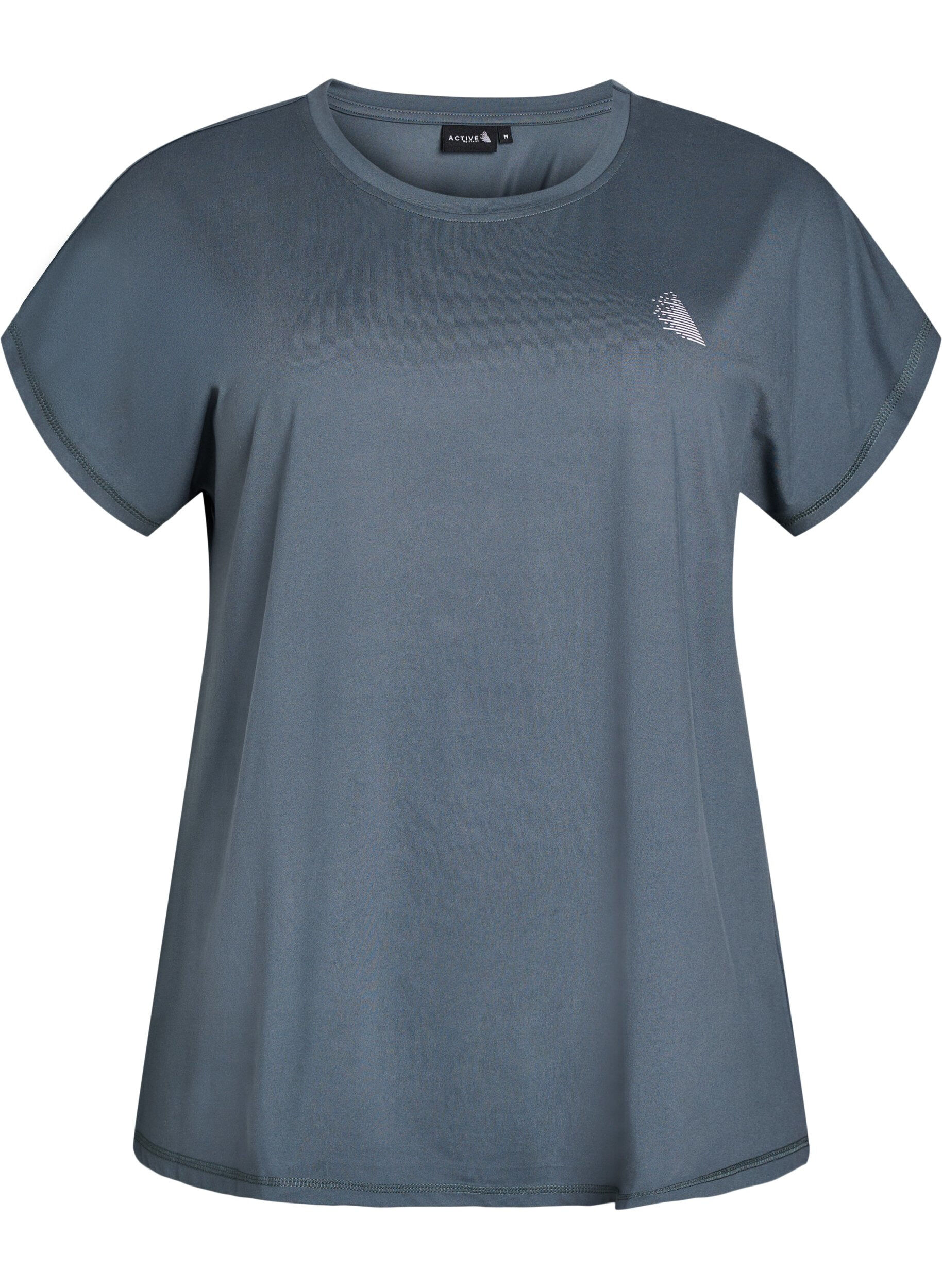 Einfarbiges Trainings-T-Shirt