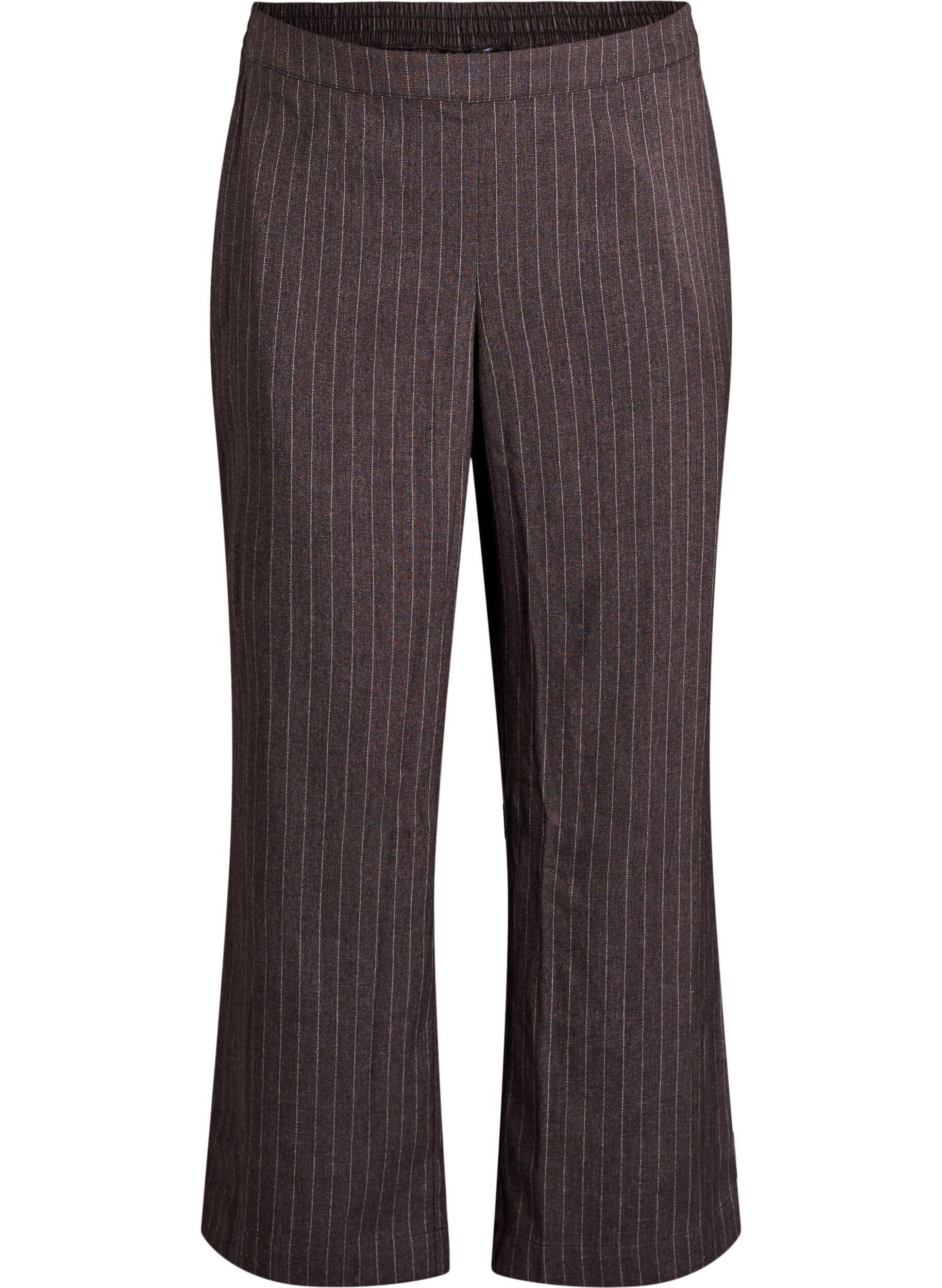 Weite Hose mit hoher Taille