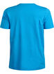 Basic T-Shirt aus Baumwolle mit Rundhalsausschnitt, Blau, Packshot image number 1
